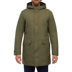 Geox Clintford Man Olive Night Jacket Amphibiox Waterproof Breathable 56 Stylish Protection for All Conditions