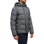 Geox Sanford Man's Jacket 60 Light Grey Waterproof Breathable Outerwear 3D Spacer Fast Delivery Easy Exchange M3628U.T2667.F9131 Apparel Patent Comfort for Men - Geox