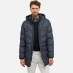 جاكيت باركا رجالي Geox Sandford Anthracite 60 طويل بتصميم عملي مقاوم للرياح والماء بغطاء رأس مريح وحشوة صديقة للبيئة مثالي لفصل الشتاء 2024 - جيوكس