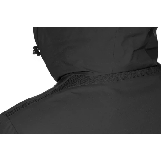 Geox Sapienza Man Padded Jacket 58 Black Water Resistant Wind Blocking Hooded Outdoor Style Stretch Polyester Twill and Recycled Nylon For Men - Geox - Image 5