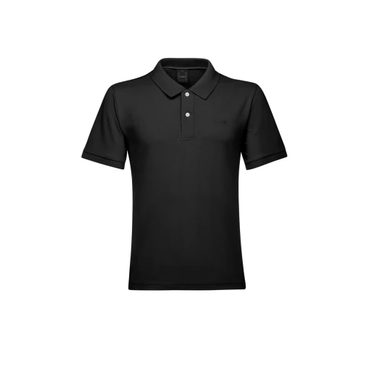 قميص بولو رجالي من بولو مان أسود مقاس XXL قطن بيكيه تصميم كلاسيكي - جيوكس - Image 10