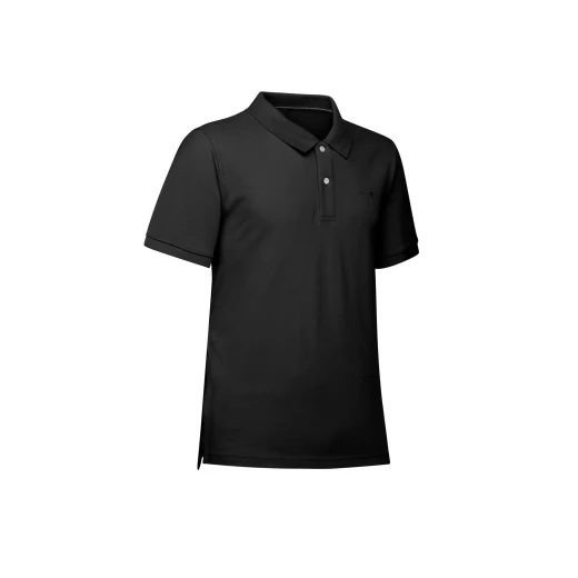 قميص بولو رجالي من بولو مان أسود مقاس XXL قطن بيكيه تصميم كلاسيكي - جيوكس - Image 4