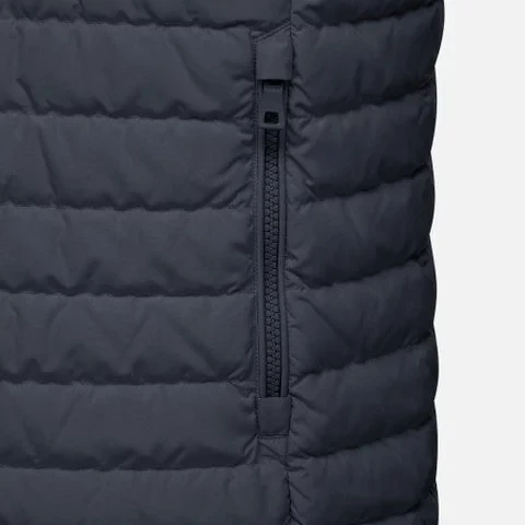 Warren's Man 50 Sky Captin Sleeveless Down Jacket for Men Ultra Light Quilted Design Water Repellent Windproof Recycled Polyester Matt Surface Sporty Vest Perfect for Travel 1 Size - Geox - Image 8