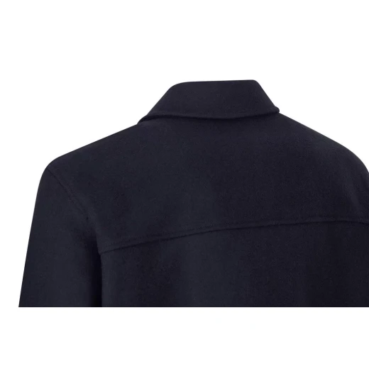 MONREALE MAN Sky Captain Wool Blend Coat Windproof 60 Featuring Shirt Style Cut Chest Pockets and Bonded Soft Cloth Offers Urban Vibe Protection Against Wind - Geox - Image 7