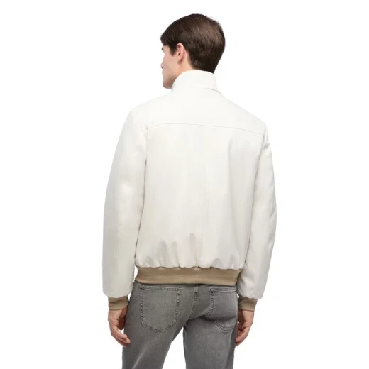 VINCIT Men's Birch Bomber Jacket with Aerantis Ventilation System 56, Recycled Polyester Twill, Wind and Rain Protection, Perfect for City Living - Geox - Image 9
