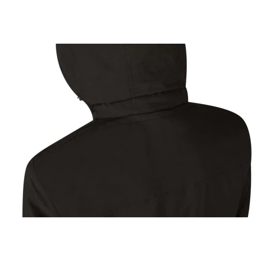 جاكيت أندالو مان 3 في 1 مع غطاء رأس قابل للفصل وسترة داخلية قابلة للإزالة لون أسود مقاوم للرياح والمطر بطانة وإطار معاد تدويره مقاس 48 ملابس خارجية للرجال - جيوكس - Image 6