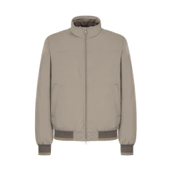 JHARROD MAN Bomber Jacket Beige Recycled Polyester Wind And Rain Protection Contemporary Urban Design Men's Jacket ITEMCODE:M5620J.T3111.F1854 60 Size