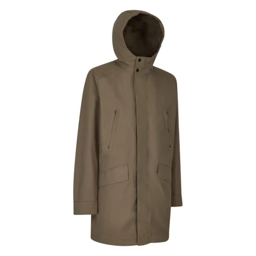 Anyweco Man Parka Jacket Kalamata 50, Recycled Twill Polyester with Removable Vest, Water Repellent, Wide Hood, Sustainable Materials - Anyweco - Image 3