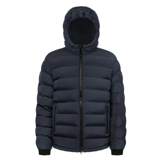 Geox Spherica Man Parka Jacket Sky Captain Color Water Resistant Wind Resistant Recycled Lining Polyester Quilted Design 48 Size Breathable Comfort Fit M5629C T3284 F1624 - Image 3