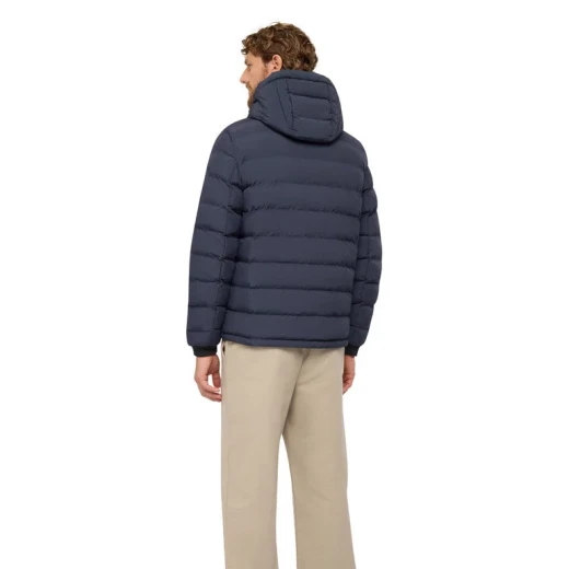 Geox Spherica Man Parka Jacket Sky Captain Color Water Resistant Wind Resistant Recycled Lining Polyester Quilted Design 48 Size Breathable Comfort Fit M5629C T3284 F1624 - Image 8