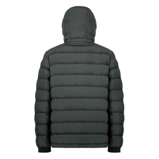 Geox Spherica Man Parka Jacket Light Scarab Color 60 Sporty Style Breathable Water Repellent Wind Resistant Recycled Lining and Padding Men's Outerwear 2024 Collection - Image 10