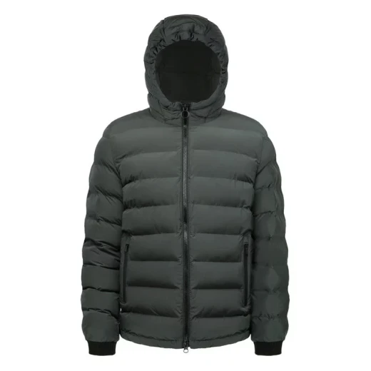 Geox Spherica Man Parka Jacket Light Scarab Color Waterproof Wind Resistant Recycled Lining 58 Size Breathable Sporty Design - Timemaster - Image 3