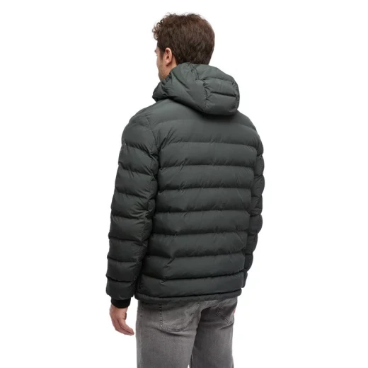 Geox Spherica Man Parka Jacket Light Scarab Color Waterproof Wind Resistant Recycled Lining 58 Size Breathable Sporty Design - Timemaster - Image 7