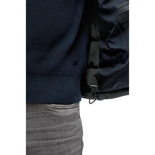 Geox Spherica Man Parka Jacket Light Scarab Color 60 Sporty Style Breathable Water Repellent Wind Resistant Recycled Lining and Padding Men's Outerwear 2024 Collection - Image 8