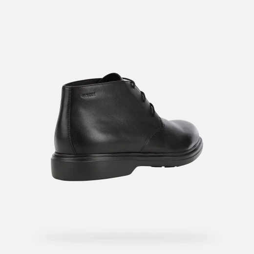 Geox Ottavio Man Ankle Boots Black Leather 43 Men's Fashion Footwear - Geox - Image 4