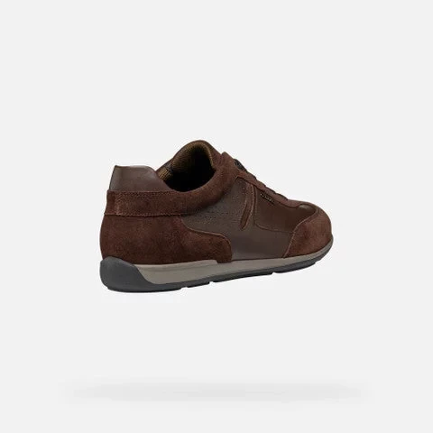 IONIO Man Sneakers Dark Coffee Suede Leather Casual Shoes 45 - Geox - Image 13