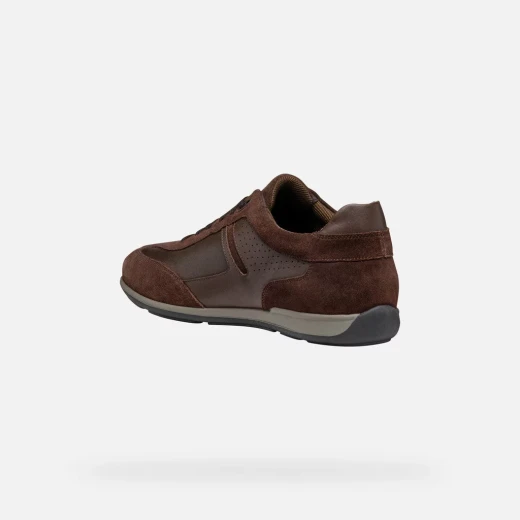 IONIO Man Sneakers Dark Coffee Suede Leather Casual Shoes 45 - Geox - Image 8