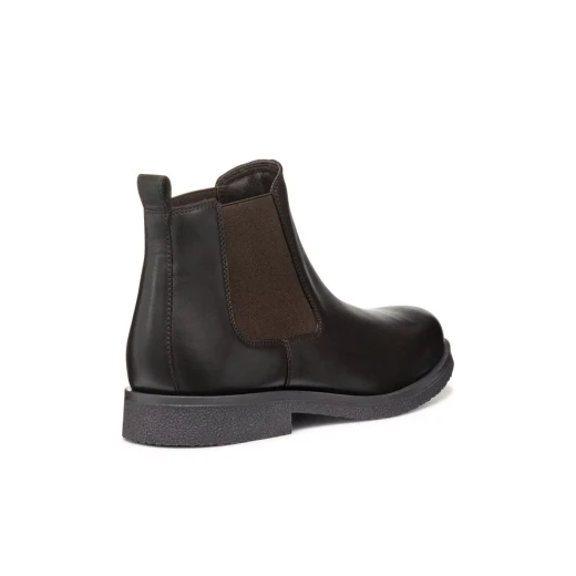 Geox Claudio Man Ankle Boot Brown Leather Chelsea Style Breathable Casual Chic Urban Design Men's Footwear Size 43 Comfortable Stylish Boot U2658A.00043.C6009 - Geox - Image 9