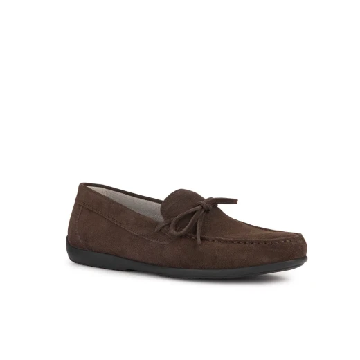 Geox Walk Pleasure Loafer Shoes for Men Size 40 in Coffee Suede Uppers Comfortable Driving Shoe Design Iconic Wardrobe Essential Fast Delivery and Easy Exchange - Geox - Image 3