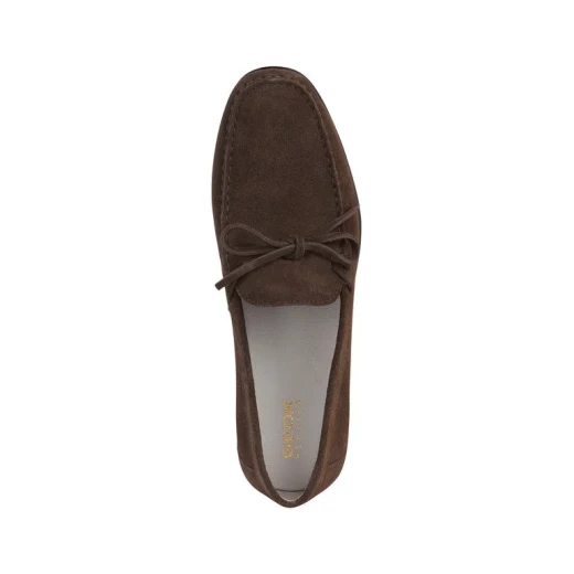 Geox Walk Pleasure Loafer for Men in Coffee Brown Suede, Comfortable Driving Shoe Design with Easy Exchange Options and Fast Delivery, Size 45 - Geox - Image 7