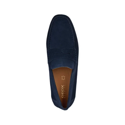 Geox Kosmopolis Grip Men's Loafers Navy Suede 40 Breathable Traction - Geox - Image 6