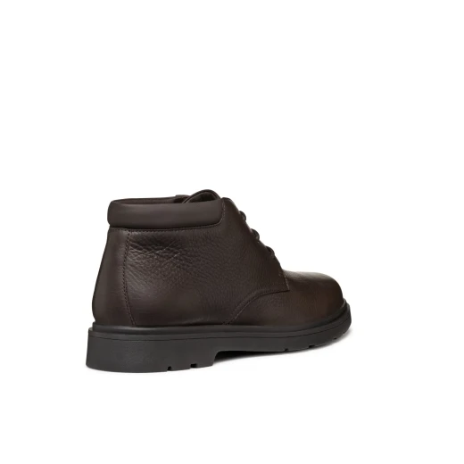 Geox Spherica EC1 Men's Ankle Boot Brown Leather Lace Up Design Cushioned Outsole Breathable Comfort 45 Size Fast Delivery Easy Exchange - Geox - Image 4