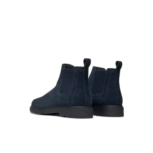 Geox Spherica EC1 Men's Ankle Boot Navy Suede Breathable Cushioned Chelsea Style 40 Easy Exchange Fast Delivery Modern City Design - Geox - Image 3