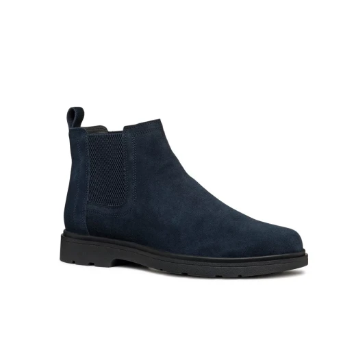 Geox Spherica EC1 Men's Ankle Boot Navy Suede Breathable Cushioned Chelsea Style Size 46 Fast Delivery Easy Exchange Modern City Style Footwear - Geox - Image 6