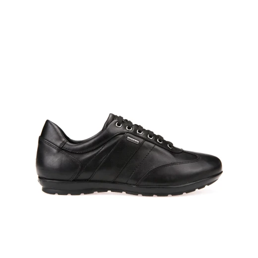 Geox Symbol ABX Men's Waterproof Leather Sneakers Black Size 40 - Geox - Image 2
