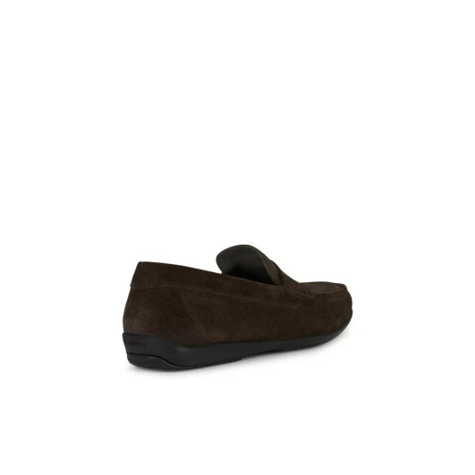 Geox Ascanio Men's Loafer Dark Brown Suede Slip On Comfortable Breathable Shoes Casual Style Urban Wardrobe Size 41 Fast Delivery Easy Exchange - Ascanio - Image 4