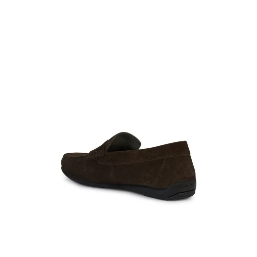 Geox Ascanio Men's Loafer Dark Brown Suede Slip On Comfortable Breathable Shoes Casual Style Urban Wardrobe Size 41 Fast Delivery Easy Exchange - Ascanio - Image 5