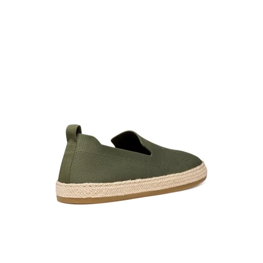 Pantelleria Man Espadrille Slip On Sneaker Knitted Fabric Casual Relaxed Style Musk Colorway 41 US Size Perfect Summer Holiday Footwear - Image 5