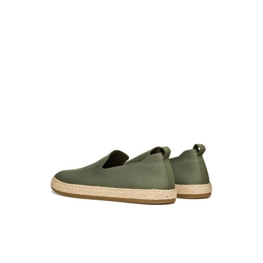 Pantelleria Man Espadrille Slip On Sneaker Knitted Fabric Casual Relaxed Style Musk Colorway 41 US Size Perfect Summer Holiday Footwear - Image 8