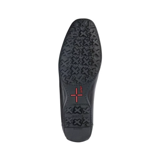 حذاء لوفر رجالي Geox Kosmopolis + Grip W مقاس 46 أسود مريح جيد التهوية حذاء حضري جلد عادي نعل خارجي ممسك ممتاز يوفر جرًا رائعًا توصيل سريع سهل الاستبدال - كوزموبوليس - Image 6