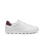 Geox Spherica ECUB-1 Men's Sneakers White 42 Featuring Breathable Coated Leather Construction Delivering Exceptional Cushioning and Comfort for Everyday Wear - Geox