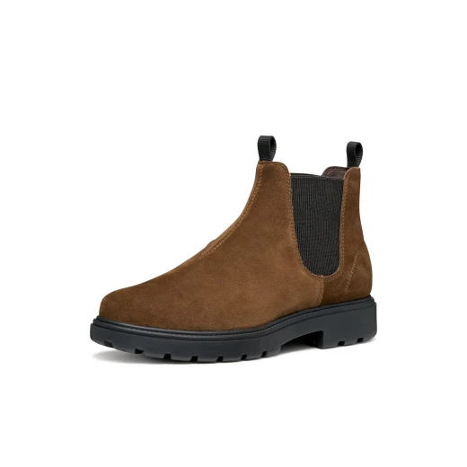 Geox Spherica EC7 Men's Ankle Boots: Brown Cotto Suede, Exceptional Breathability and Cushioning, Everyday Comfort, Size 42, Style U46FRA.00022.C6003 - Image 3