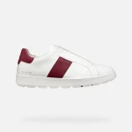 حذاء رياضي رجالي جيوكس سفيريكا إي كيوب-1 جلد أبيض مبطن جيد التهوية مقاس 41 مريح للمشي اليومي في المدينة - جيوكس