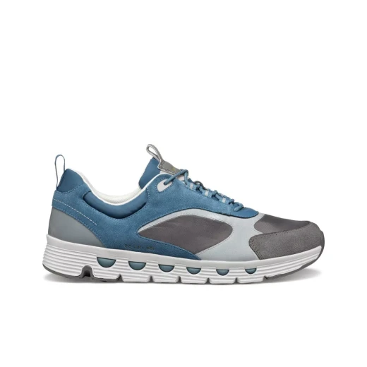 Geox Spherica ECUB 4 Men's Low Cut Sneaker Dark Grey Breathable Ultra Cushioning Nylon Suede Everyday Urban Active Style Size 45 - Geox - Image 2