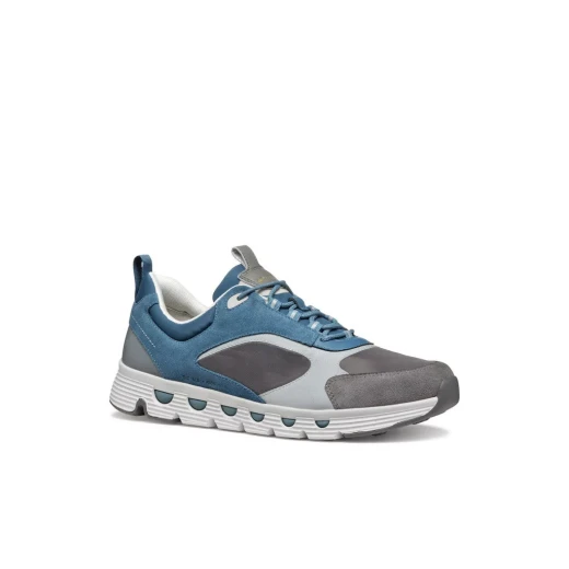 Geox Spherica ECUB 4 Men's Low Cut Sneaker Dark Grey Breathable Ultra Cushioning Nylon Suede Everyday Urban Active Style Size 45 - Geox - Image 6