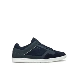 Walee Man Navy Casual Sneakers: Breathable Canvas and Suede-Like Upper for Men. Comfortable, Everyday Shoes. Urban Style, Sizes Available. U552CB.010EK.C4078 Size 41