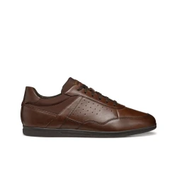 Renan Man Brown Cotto Leather Sneakers Men's Size 46 Lightweight Breathable Vintage Style City Vibe Comfortable Everyday Shoes
