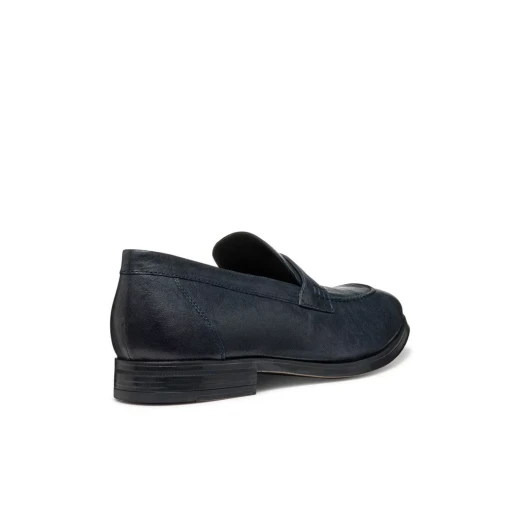 Rezzonico Men's Navy Loafer Stylish Leather Slip On 42 Casual City Panache Breathable Comfortable Modern Design for Various Outfits SKU: U558QA.000LM.C4002 - Rezzonico - Image 13