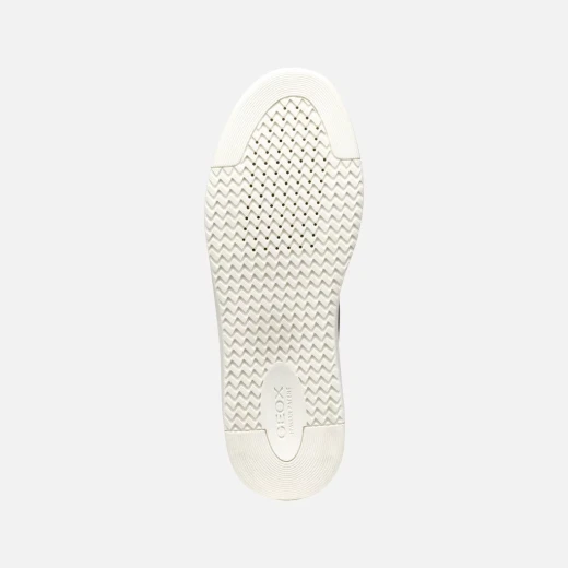 Zackerty Man Navy Slip On Sneakers in Tumbled Leather, Size 45, Lightweight Breathable Design Perfect for Warm Weather and City Summer Wear, Elegant and Sporty Appeal - Geox - Image 9