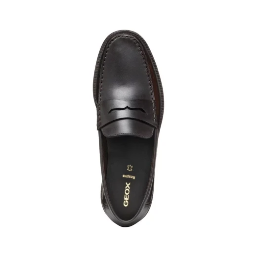 Recanati Man Coffee Leather Loafer 44 Classic City Shoes Comfortable Breathable Plain Supple Leather Everyday Style Versatile Footwear for Men - Image 6