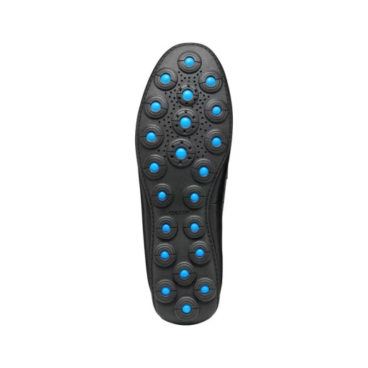 حذاء لوفر رجالي Geox Spherica EC16 باللون الأسود، مصنوع من جلد محبب، يتميز بتوسيد وراحة استثنائية للارتداء اليومي. مقاس 44. رقم المنتج U55HYA.00046.C9999 - Image 10