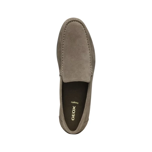 Siron Man Dove Grey Suede Loafer for Men Comfortable Breathable Slip On Shoes Size 41 Classic Everyday Style Footwear - Geox - Image 20