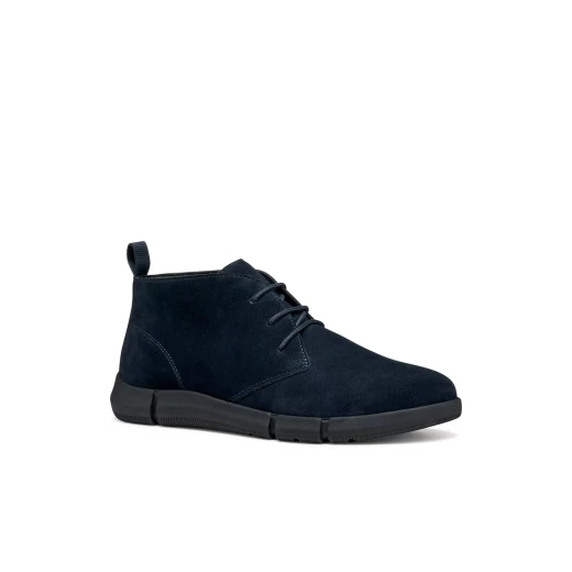 Adacter Man Navy Suede Ankle Boots Breathable Design with Superior Traction for Men Size 41 Crafted with Premium Materials for Comfortable Wear and Stylish Off Duty Looks - Geox - Image 12