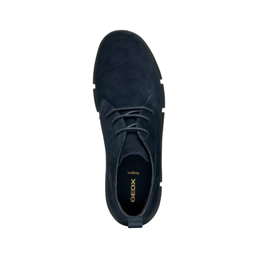 Geox Adacter Man Navy Suede Ankle Boots for Men Size 42 Breathable Design Cushioning Outsole Excellent Traction Perfect for Off Duty City Looks U5646A 00022 C4002 - Geox - Image 9