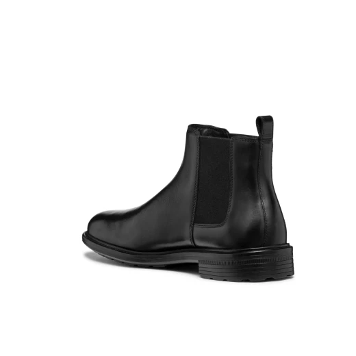 Walk Pleasure Men's Chelsea Ankle Boots in Black Leather, Featuring Cushioned Comfort, Classic Design, and a Refined Finish, Available in Size 44 - Image 6