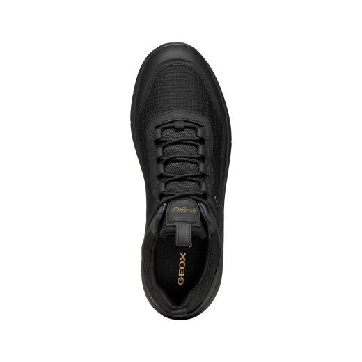 حذاء رياضي رجالي Geox Spherica 4X4 B ABX أسود مقاس 46 مقاوم للماء، مبطن، مريح، مناسب للمدينة - جيوكس - Image 18